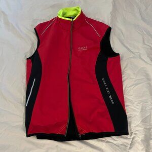 Gore Bike Wear Mens Red XXL Windstopper Cycling Vest
